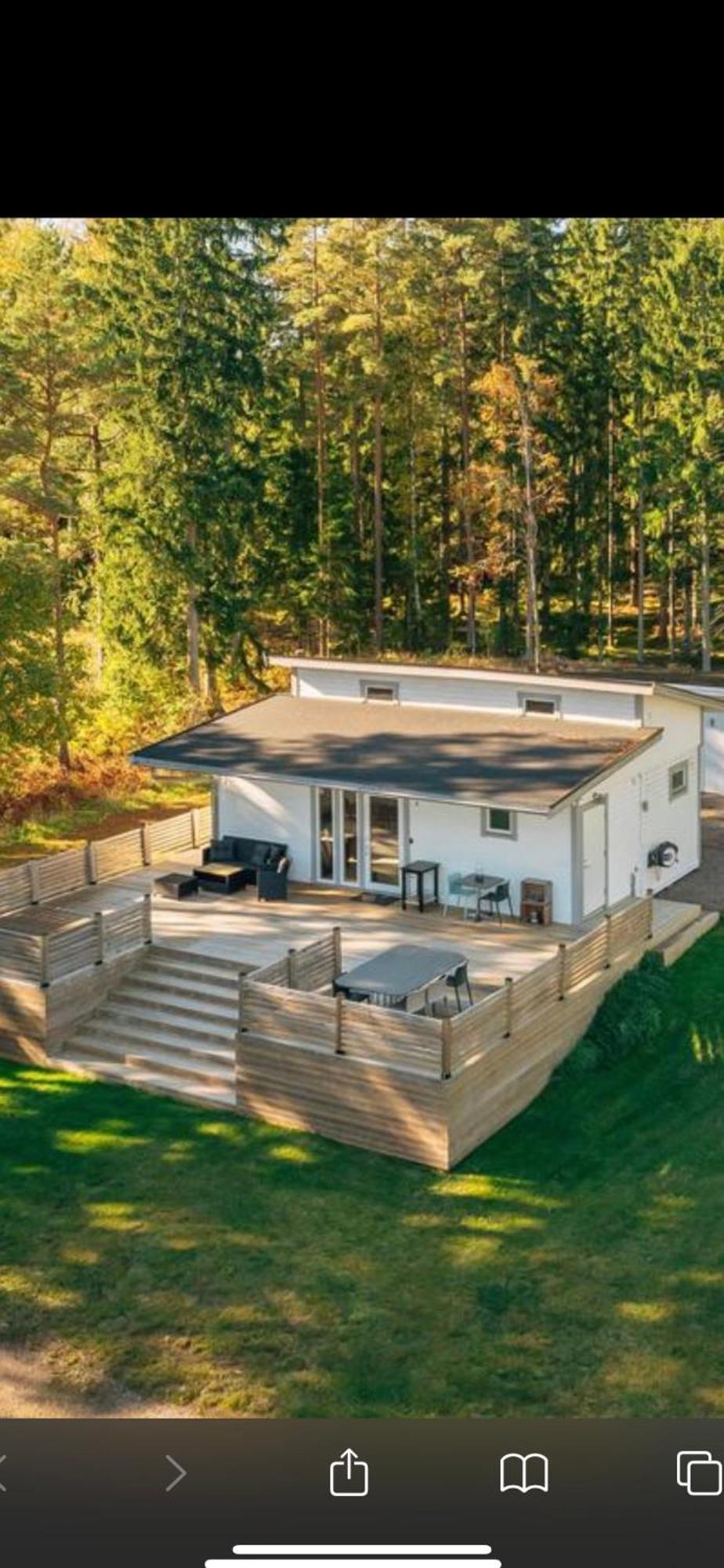Stuga Pa Oe / Naerhet Till Vatten Mariestad Bagian luar foto
